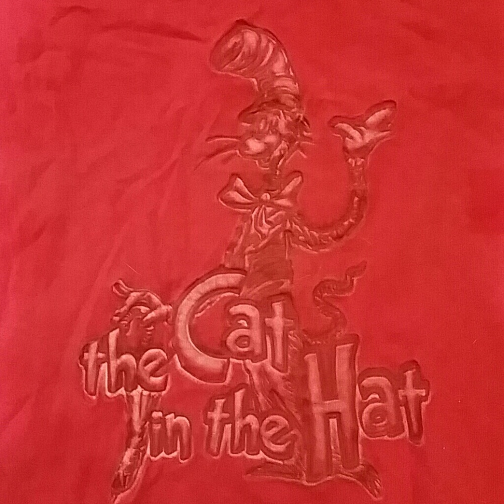 Vintage 90s Dr. SUESS LAND Cat in the Hat tee